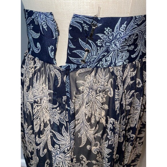 Linda Allard Ellen Tracy Vintage Women’s Silk Full Skirt size 4 Boho Whimsigoth - Picture 4 of 9